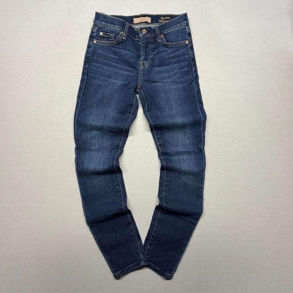 7-for-all-mankind Women's Blue and Navy Jeans
